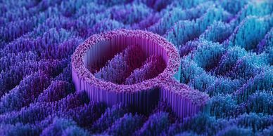 stylized image of a magnifying glass representing las vegas seo