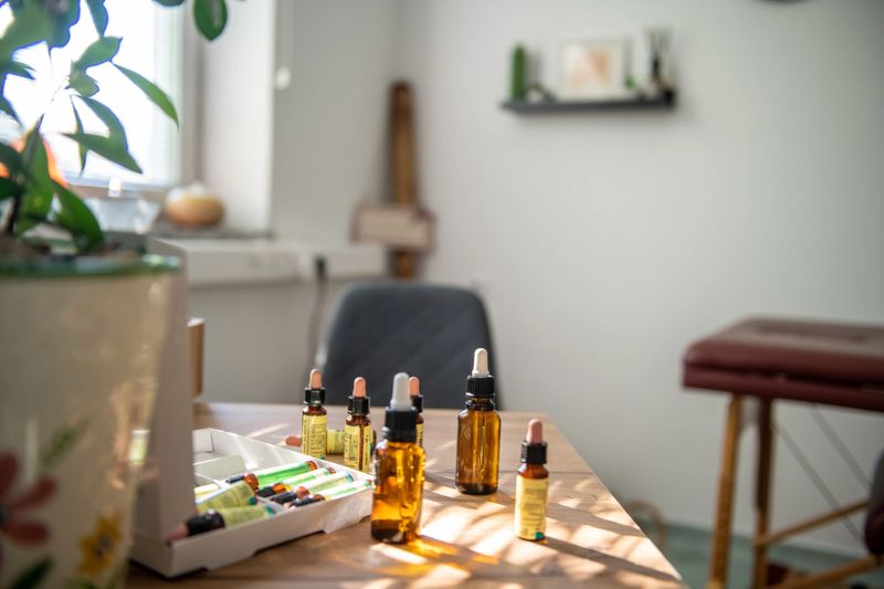 Naturopathy and Bach Flower Drops. The doctor advises and helps the patient.