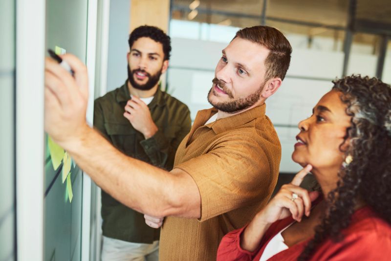 Workforce enrollment and employee benefits concept