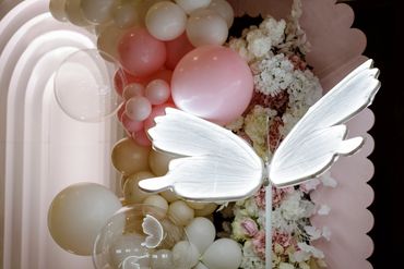 Balloon Garland for event decorating in Jupiter, FL. Palm Beach County