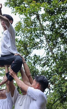 Martial Arts Team in Action