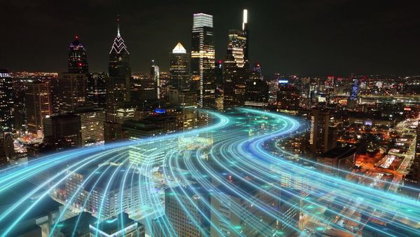 A city