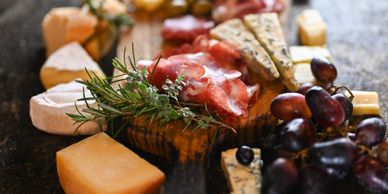 Elegant wine table setting