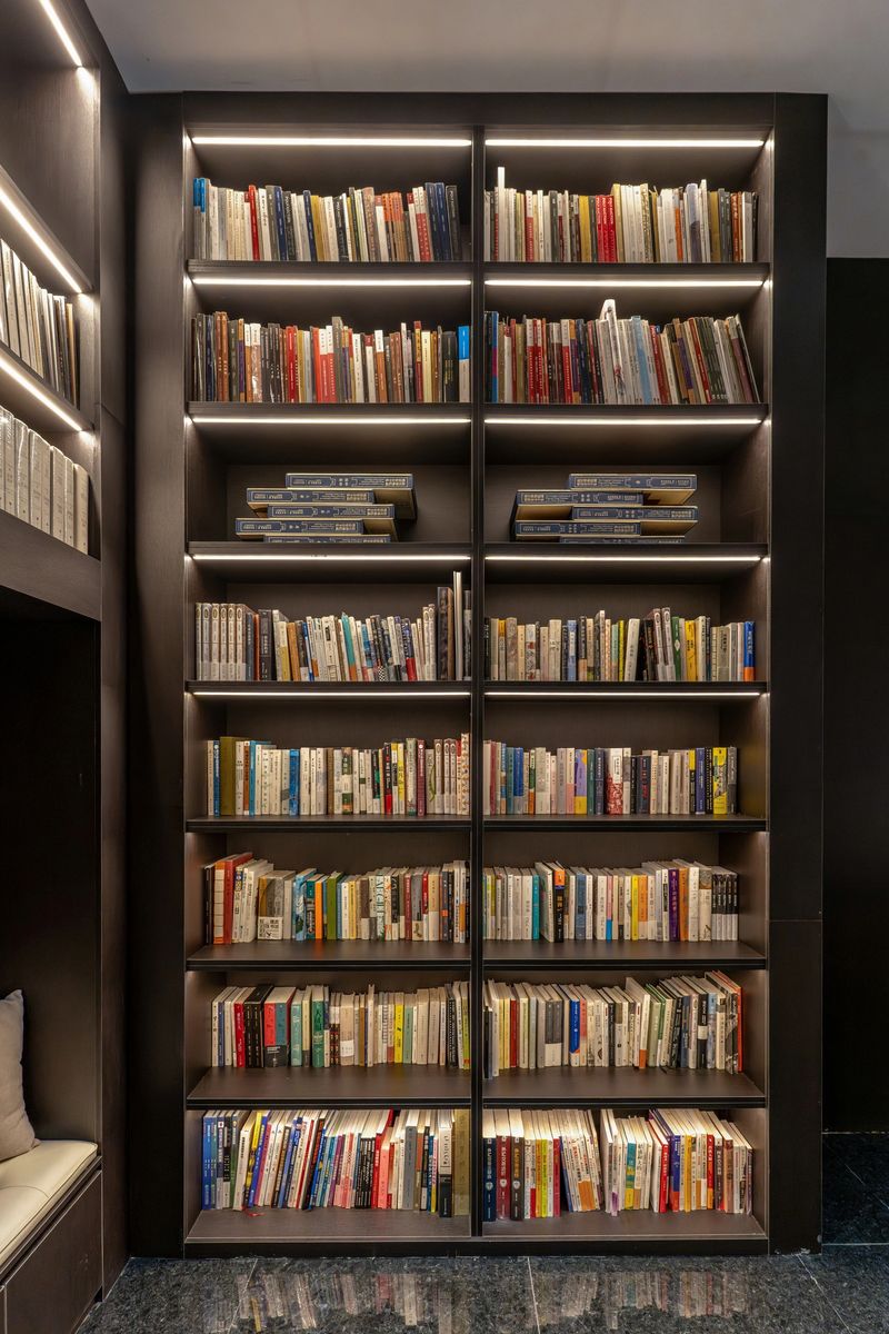 A personalized bookstore with soft lighting