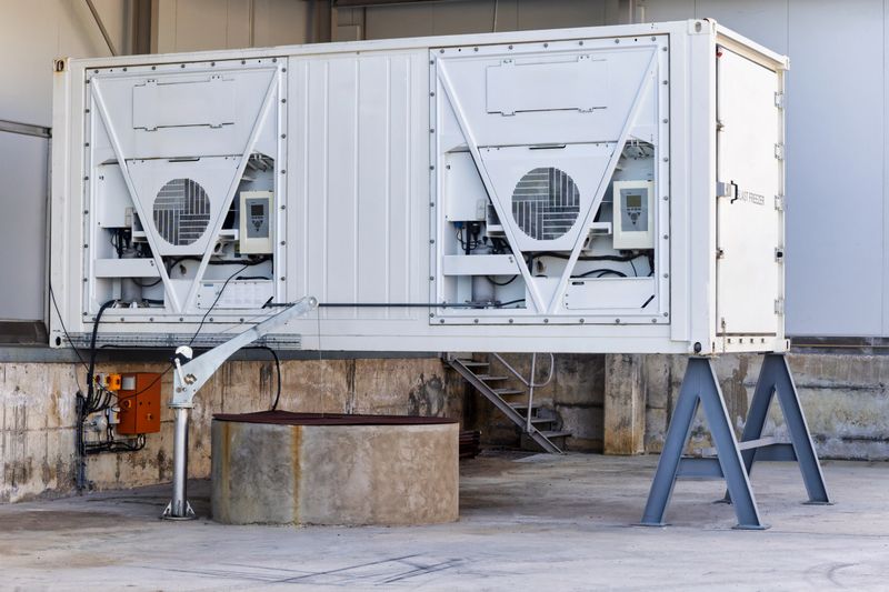 Industrial Refrigerated shipping Reefer Container: Rapid Chilling, Blast Freezing, and Cold Storage for storing and transporting Temperature-Sensitive Cargo