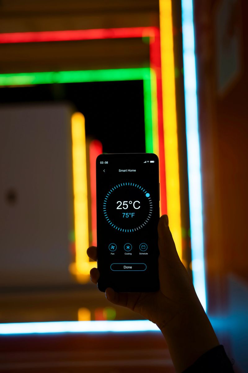 Using smart home with handheld mobile phones at home