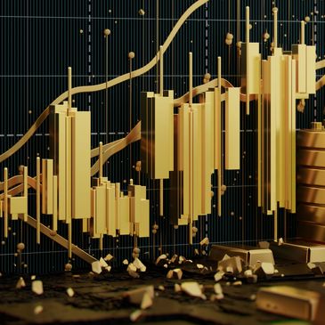 Gold Trading. Commodity Exchange.