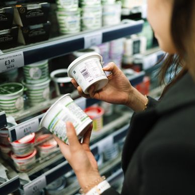 Customer choosing products