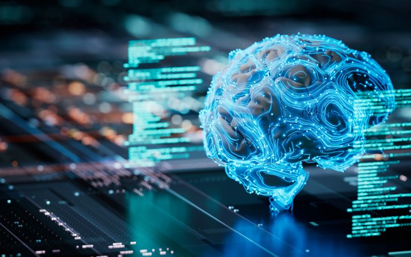 Artificial Intelligence Machine Learning Large Language Model Prompt Futuristic Technology