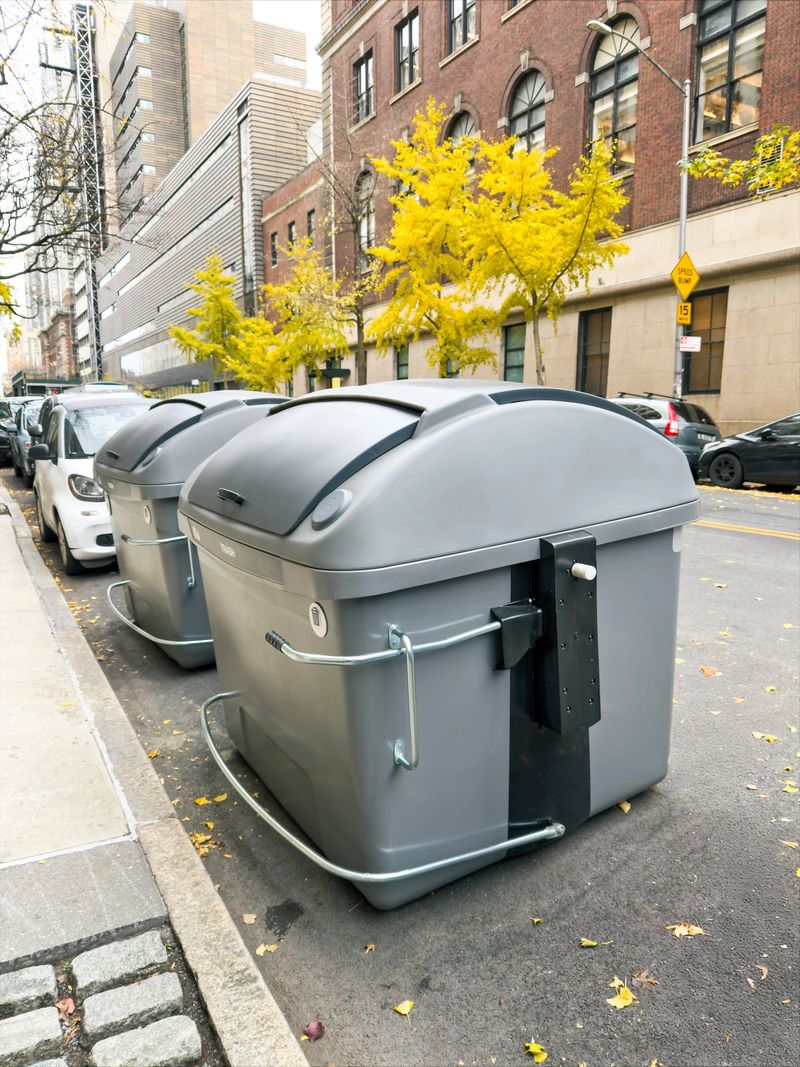 New dumpsters in New York City