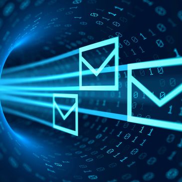 Digital checkboxes and envelopes in a data stream.