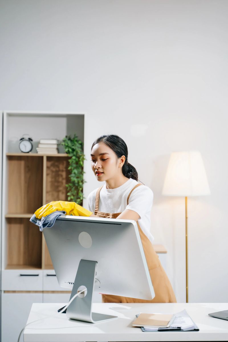 Efficient and professional housekeeping with our dynamic cleaning duo. Perfect teamwork ensures spotless cleanliness in every home.