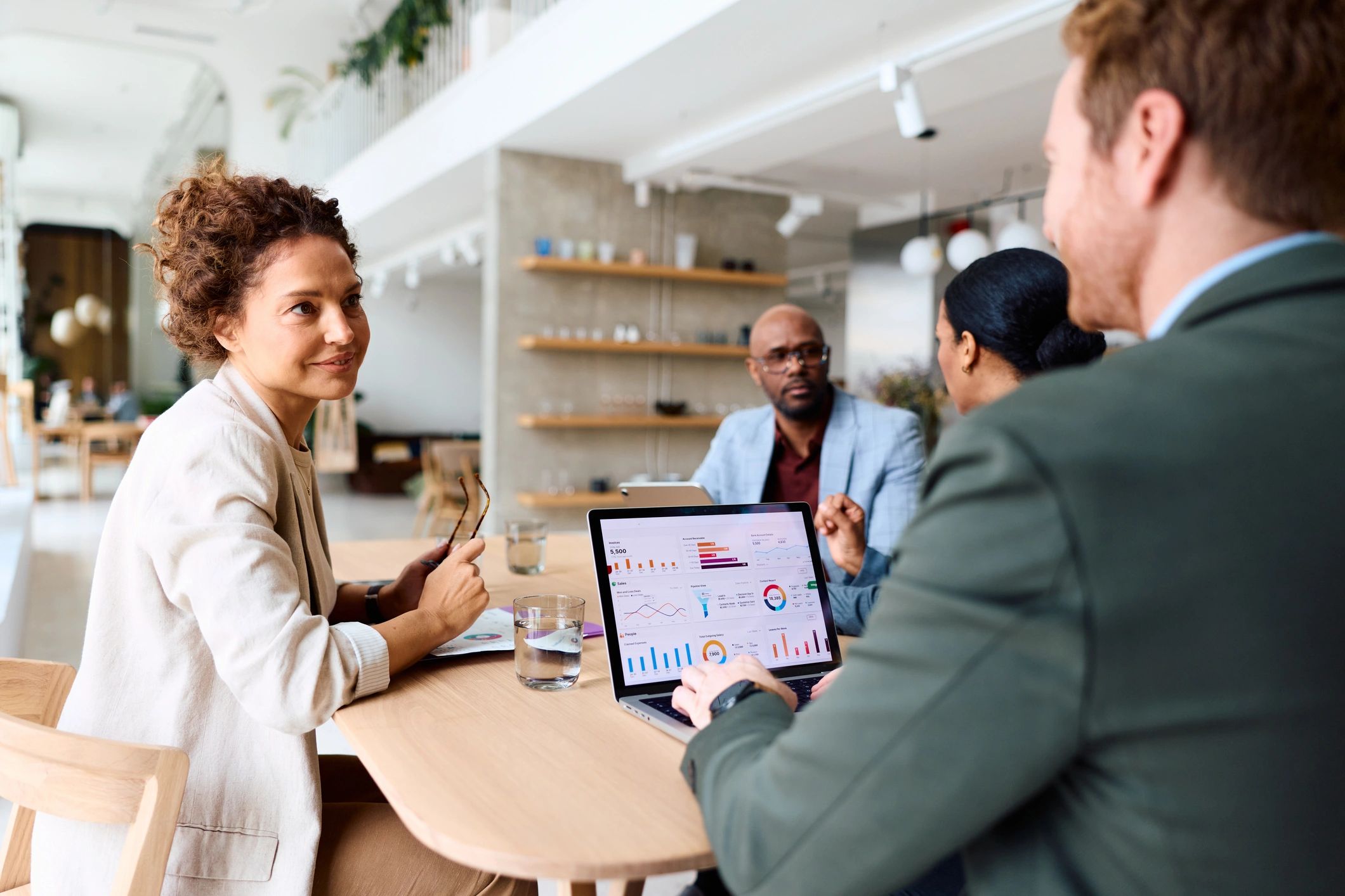 Professionals reviewing data governance and identity requirements