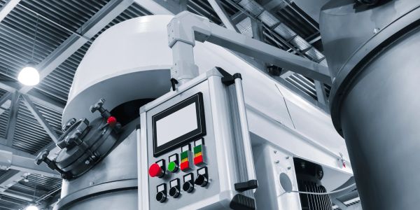 Close-up of a mechanical gear system.