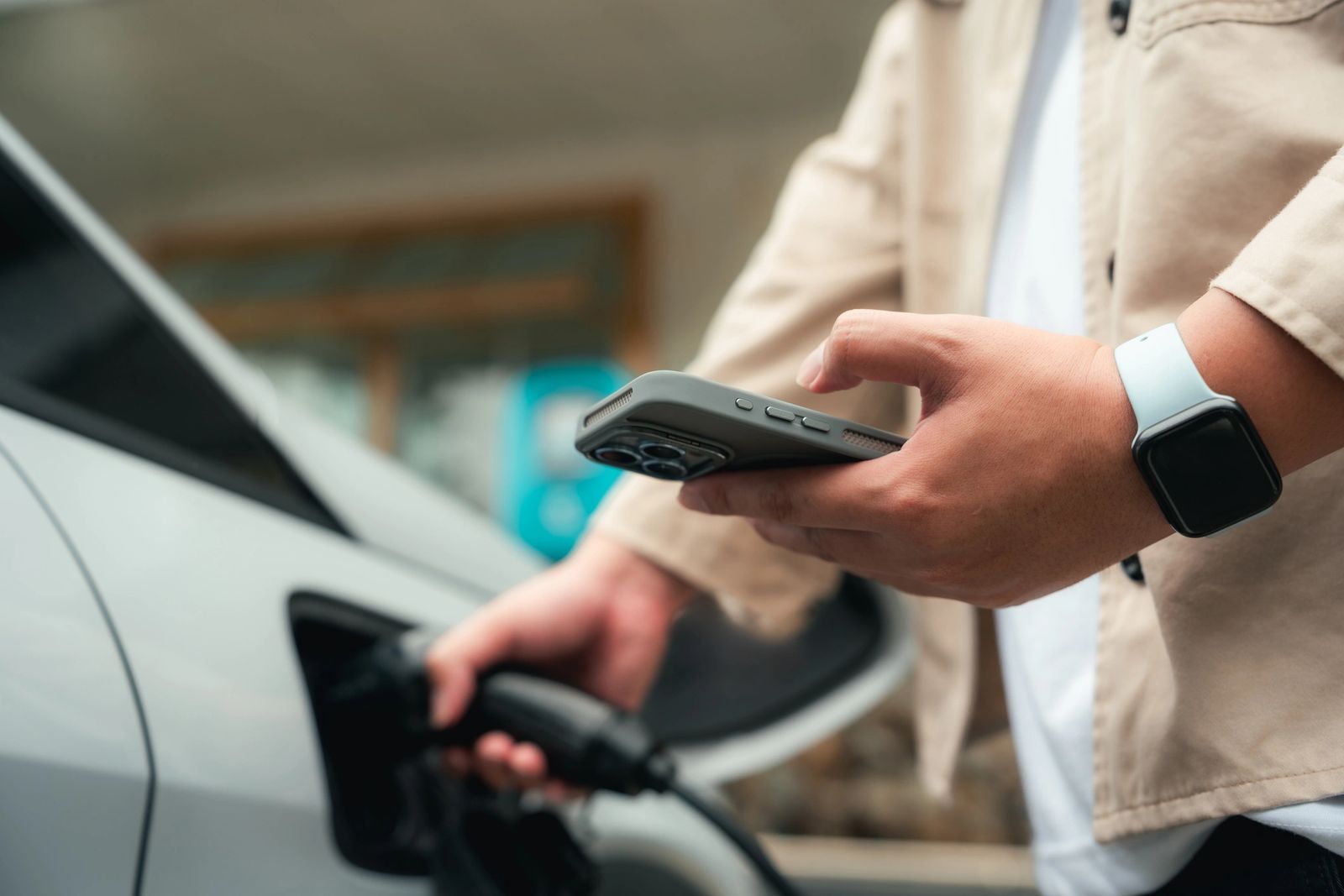 Modern UK city-centre leisure complex with EV charging for members and visitors