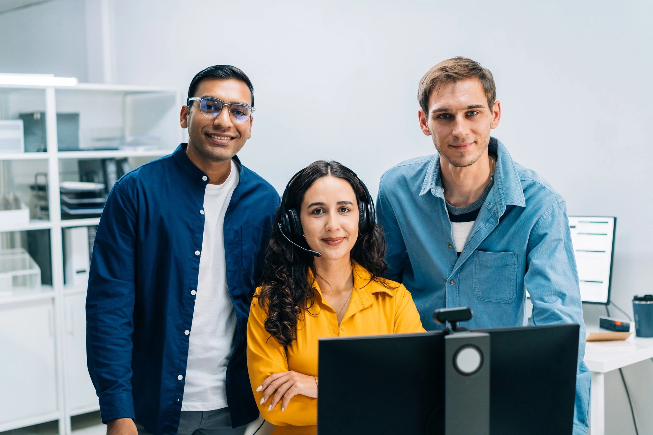 Phonema customer support team at work