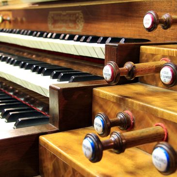 An organist must be versed in operating the stops and manuals