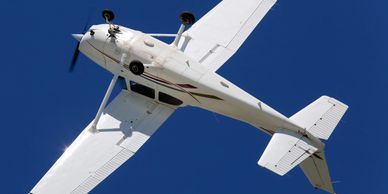 Aircraft practicing upset recovery and unusual attitude training.