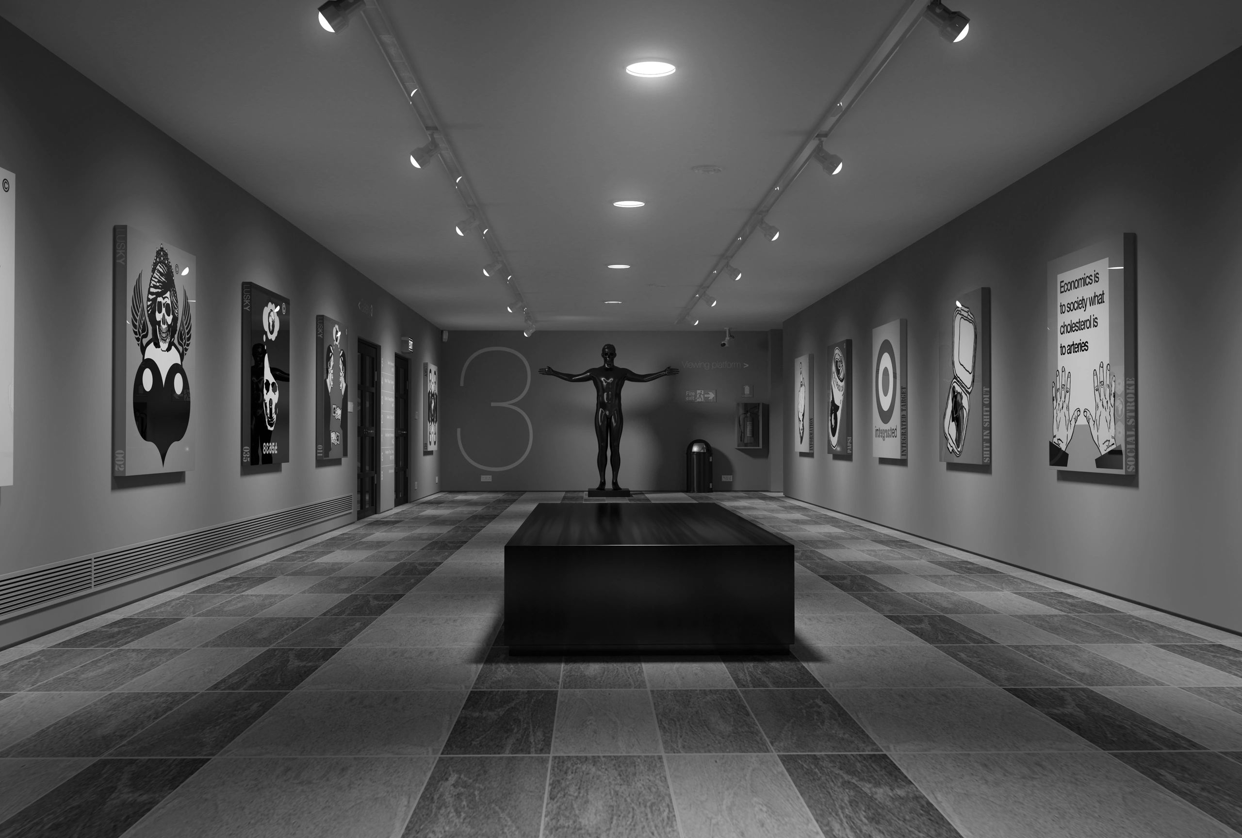 Modern and contemporary art pieces are featured in this virtual gallery showcasing by Michelle Antoinette White.