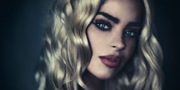 Las Vegas cinematic portrait with dramatic editorial style