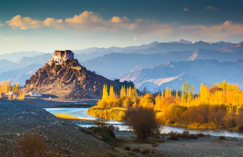 Leh in Ladakh  the far Norther part of India ( Temple )