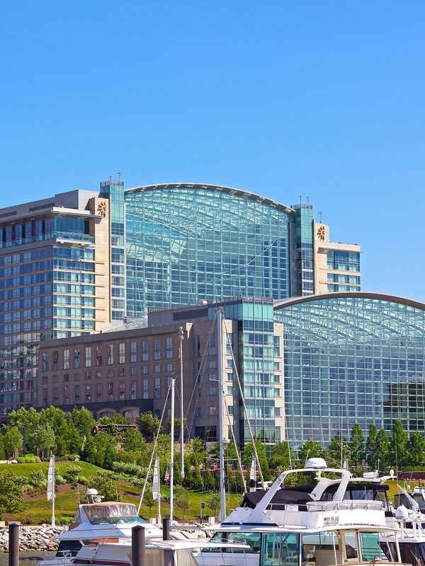 Gaylord National Resort waterfront convention hotel at National Harbor.