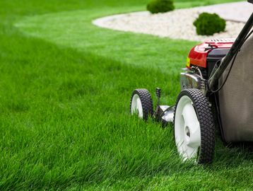 Lawn mower. 