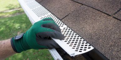 Stop cleaning gutters with gutter guards.
