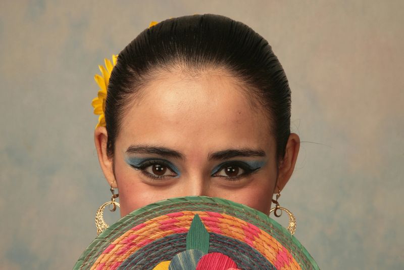 Traditional Mexican dancer from Nayarit