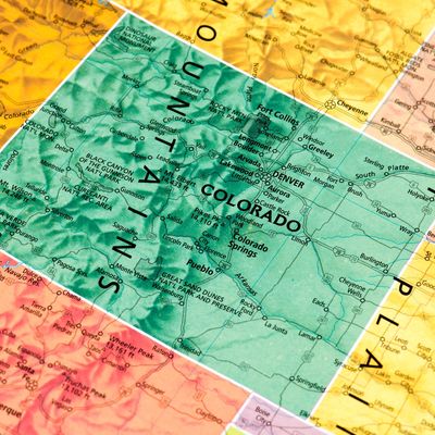 Colorado map.