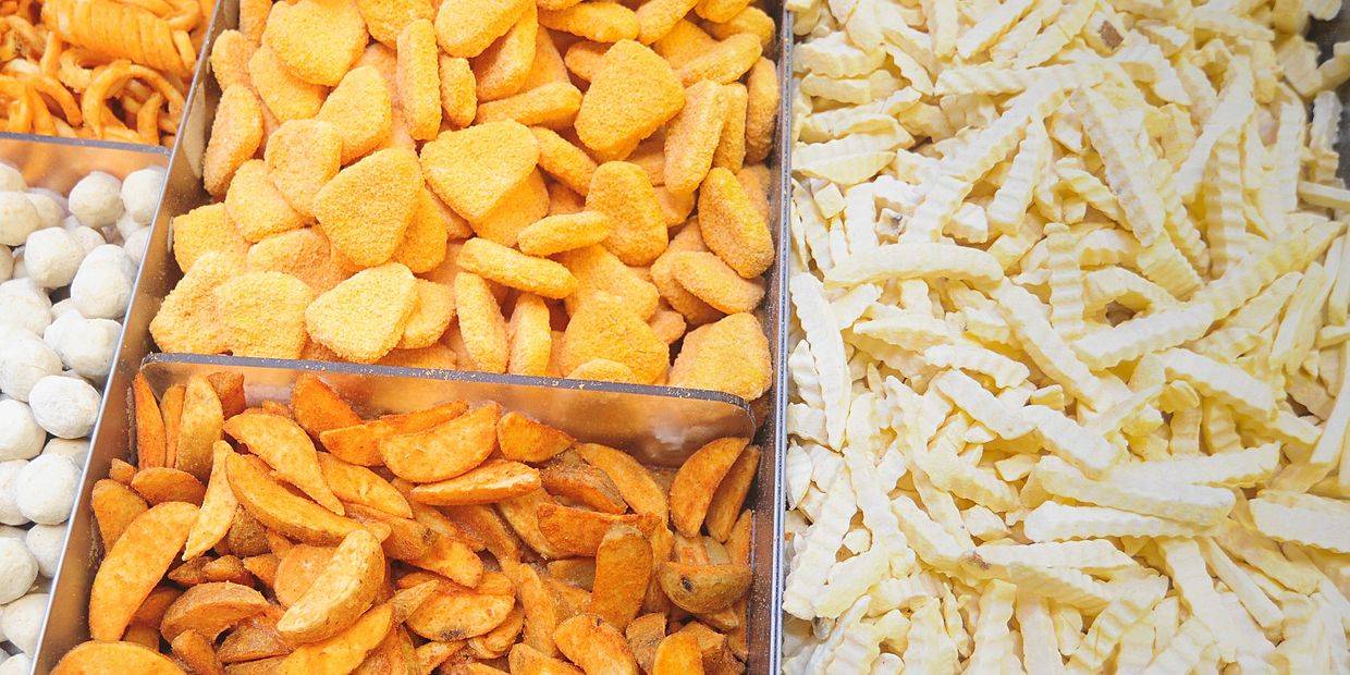 IQF Frozen pre-fried potato range