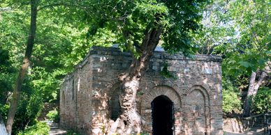 The first four church ages, church of Ephesus, church of Smyrna, church of Pergamum and of Thyatira