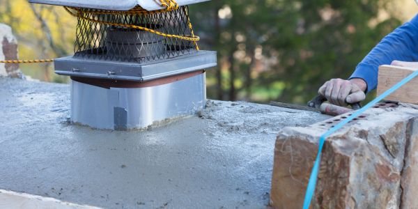 Professional chimney crown repair in Camden, Maine and surrounding areas. Cracked or damaged chimney