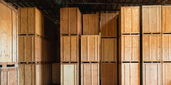 Secure indoor storage at bisley removals