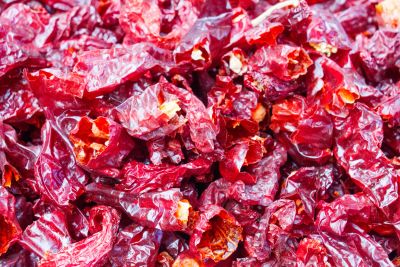 Close picture of red chillies