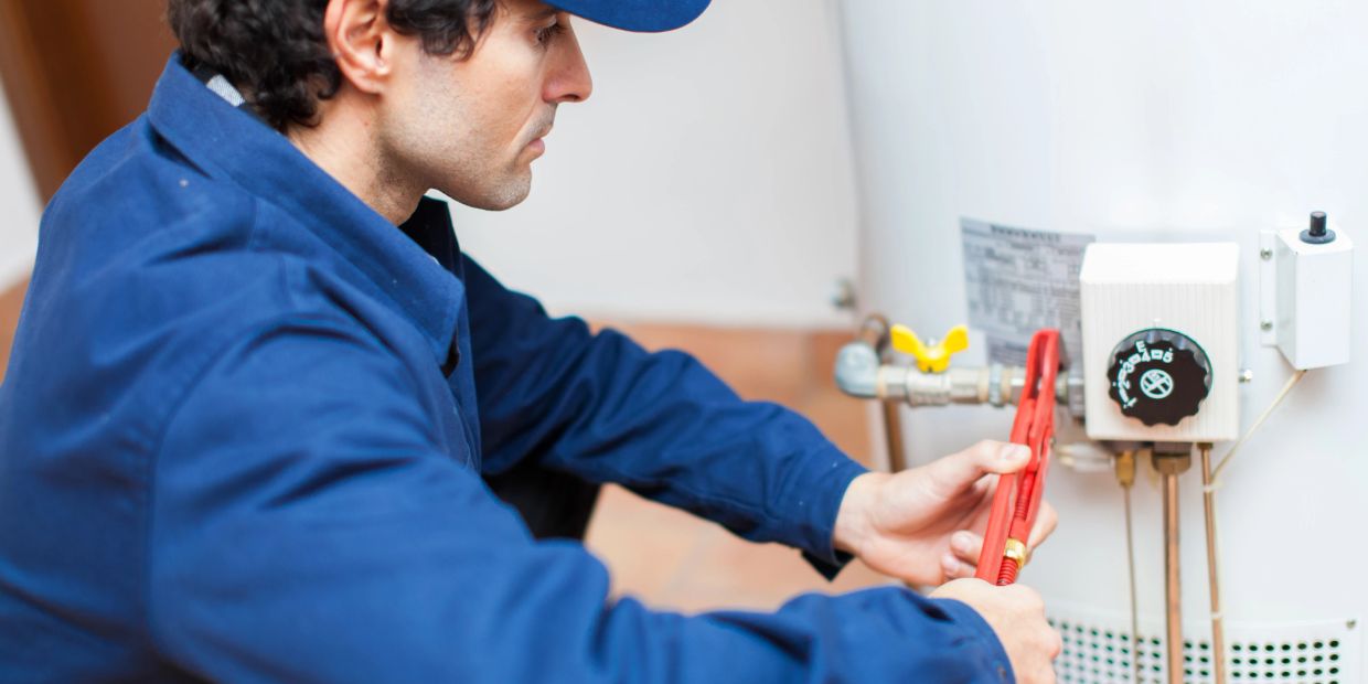 Water Heater Installation by 1776 HVAC located in Kingston, NH.