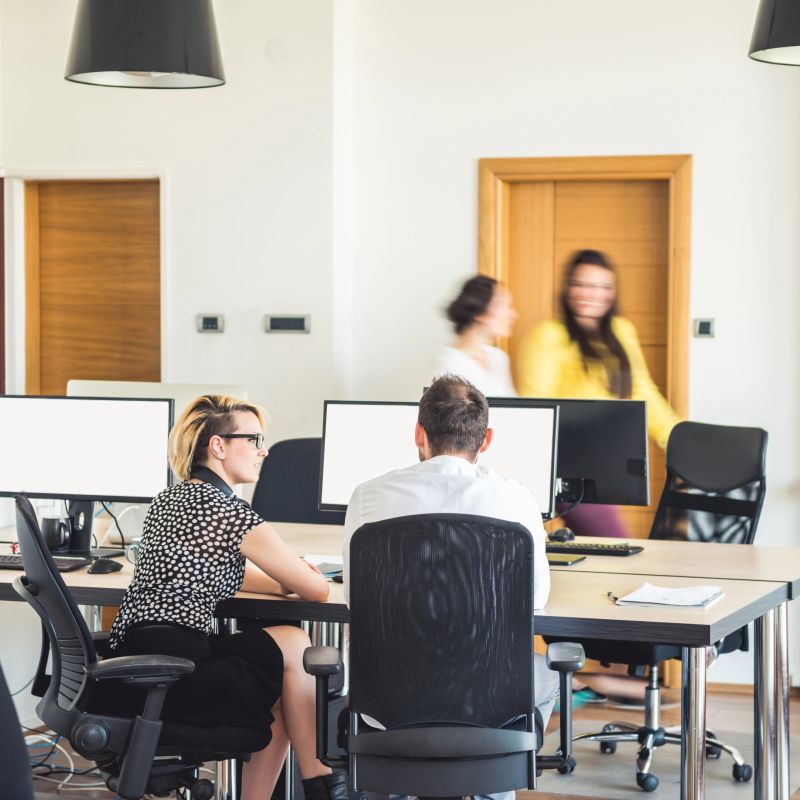 Team of designers working on their small business.