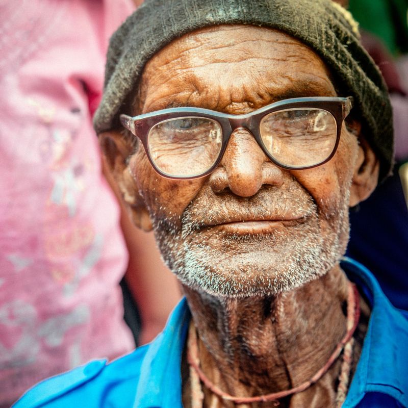Portrait of an old Indian man, shot in the little village of Sabalpura in Rajasthan, India.Portrait of an old Indian man, shot in the little village of Sabalpura in Rajasthan, India.