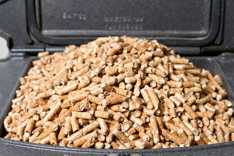 modern granules stove