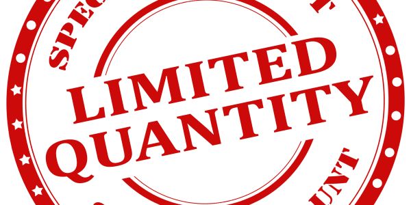 Red stamp saying Limited Quantity.