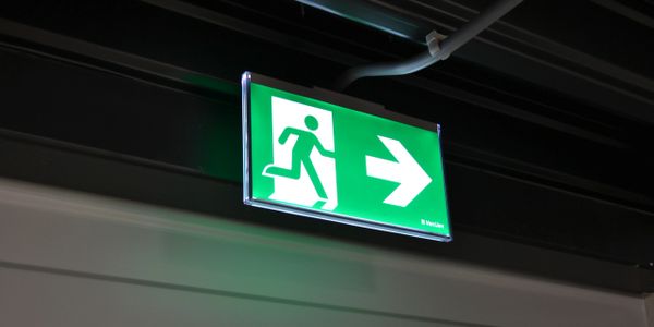 emergency lighting under annual test 