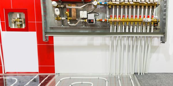 Underfloor heating installation