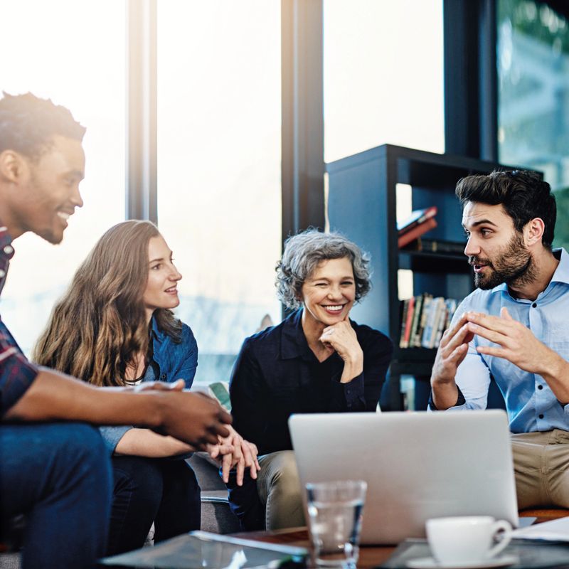Cropped shot of a group of creatives having a meeting in a modern office