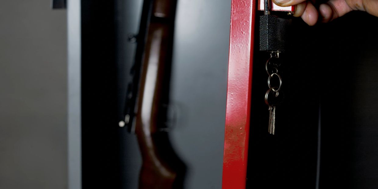 We can provide gun storage 
