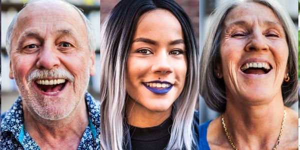 Adults, all gender, inclusive with race and different abilities disabilities, body positive, sex