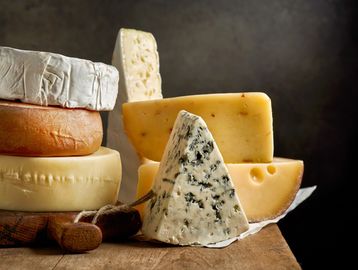 charcuterie, cheese options