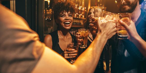 Group of people drinking alcohol