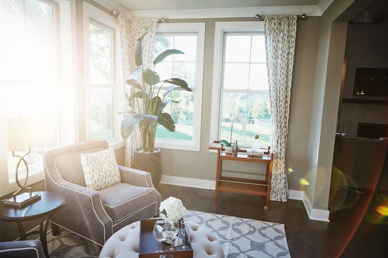 Still life shot of a living room inside a residential home