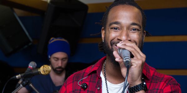 Singing in a studio