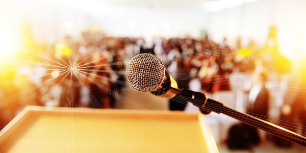 I love speaking